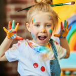 Jeune enfant à l'école à Ferney-Voltaire