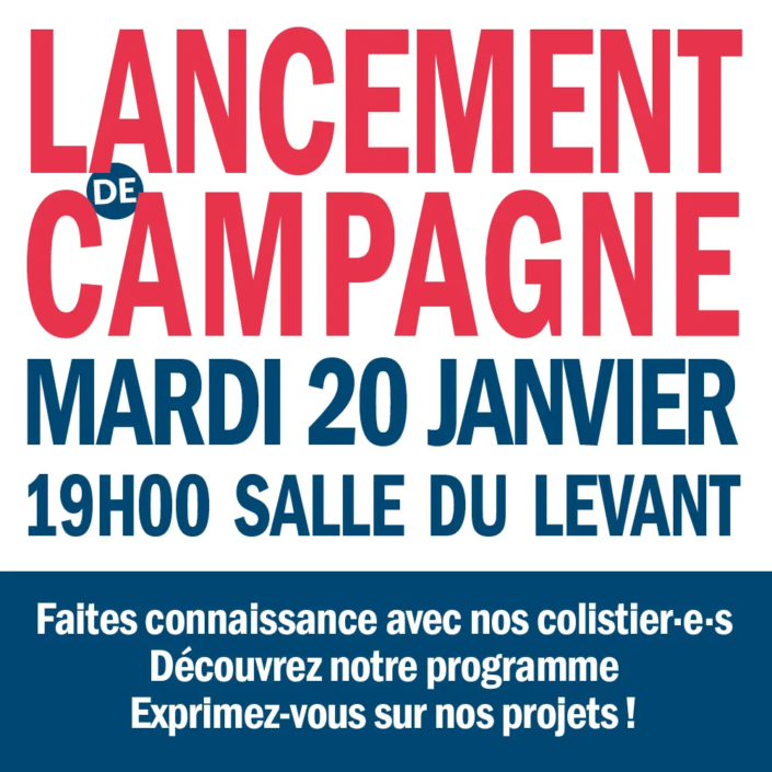 Lancement de campagne, Ferney-Voltaire