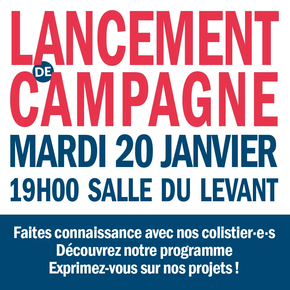 Lancement de campagne, Ferney-Voltaire